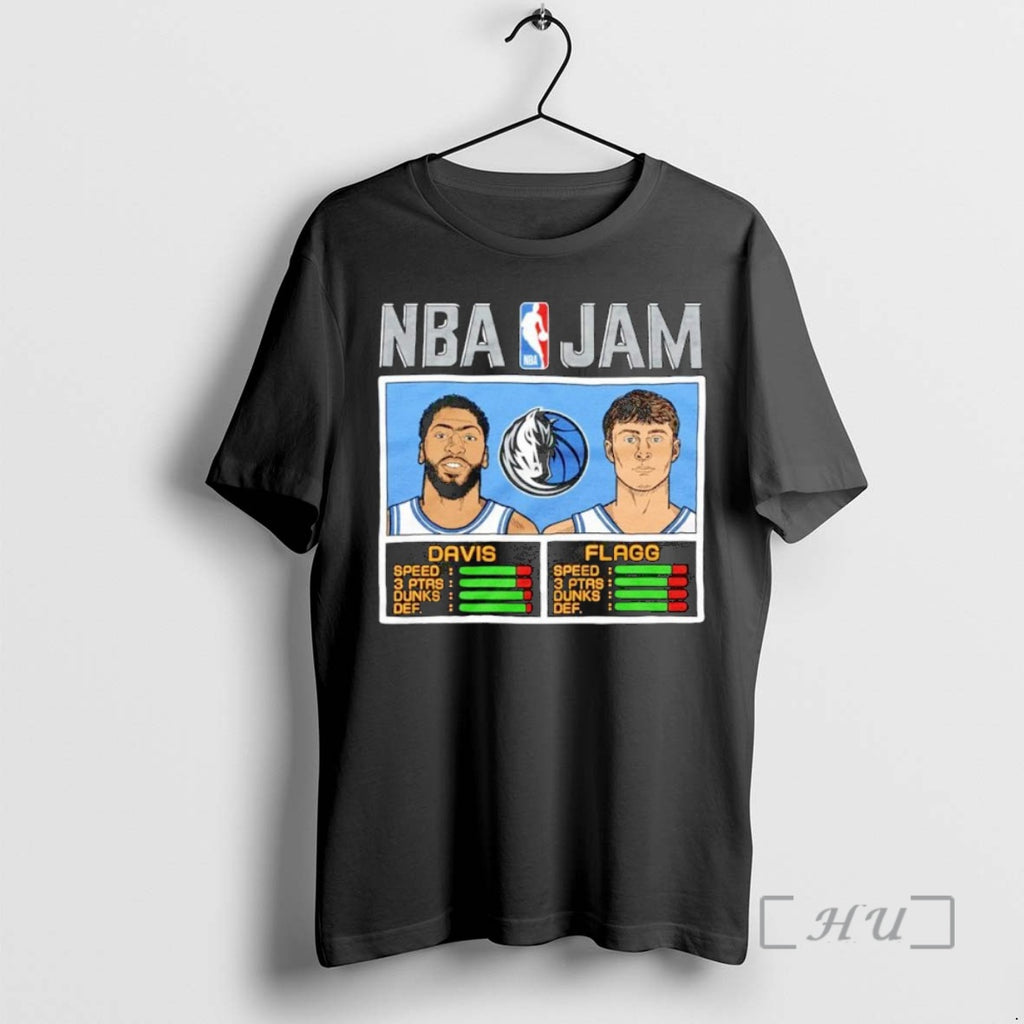 Officials Anthony Davis And Cooper Flagg Dallas Mavericks Nba Jam Ornaments T Shirt Sweater