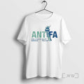 Officials Antifa Only A Fascist World Demonize Antifascism Premium T Shirt Sweater