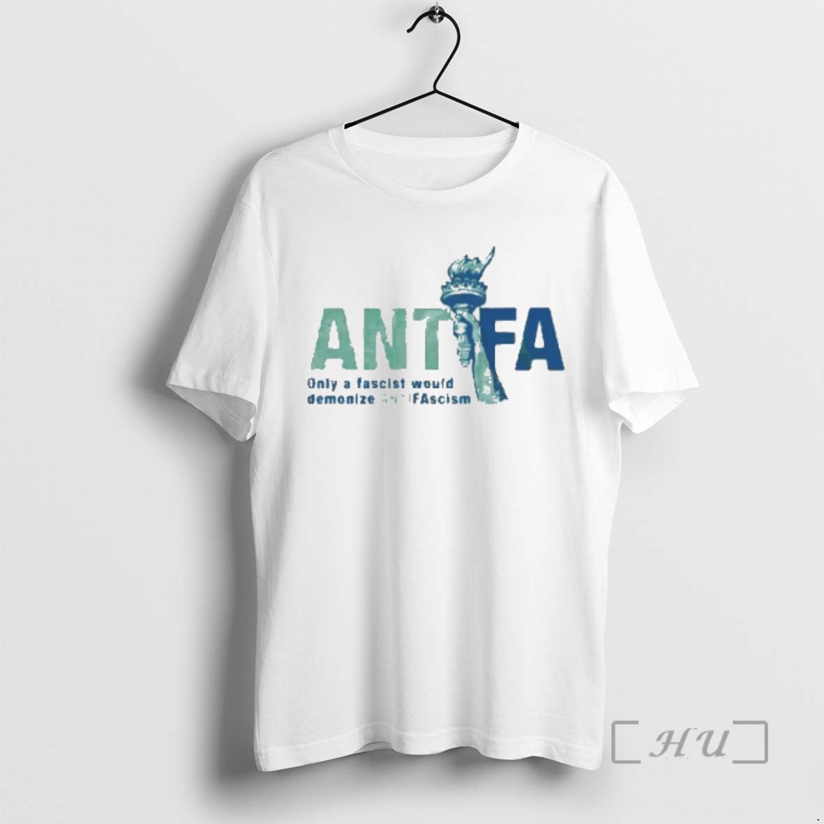 Officials Antifa Only A Fascist World Demonize Antifascism Premium T Shirt Sweater