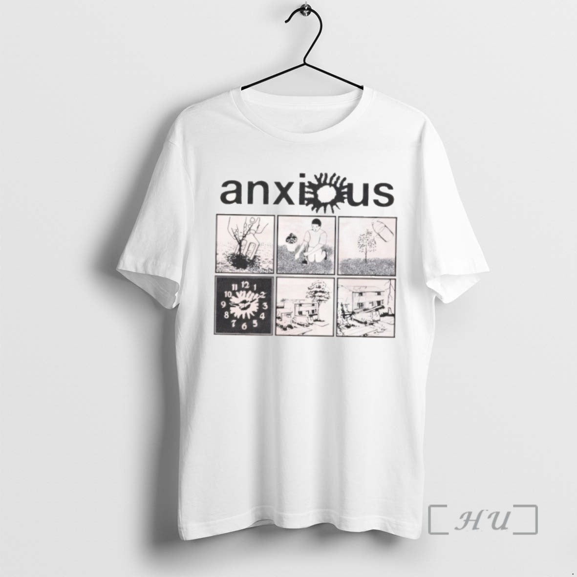 Officials Anxious Van Comic New Graphic Tee Shirt Sweater