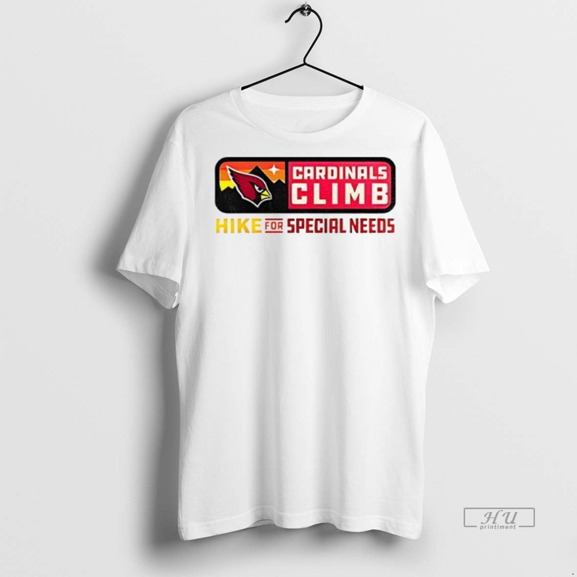 Officials Arizona Cardinals Cardinals Climb Hike For Special Needs Logo Premium Tee Shirt Sweater