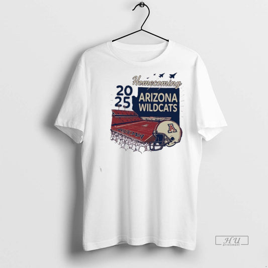 Officials Arizona Wildcats Game Day 2025 Homecoming Premium Tee Shirt Sweater