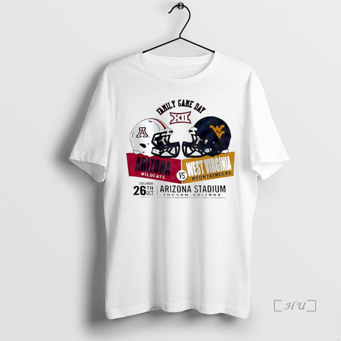 Officials Arizona Wildcats Vs West Virginia Mountaineers 2025 Game Day Family Football T Shirt Sweater