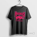Officials Arkansas Razorbacks Football Pink Logo Tee Shirt Sweater