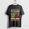 Officials Arnold Schwarzenegger Put That Cookie Down Now Ugly Christmas Premium T Shirt Sweater
