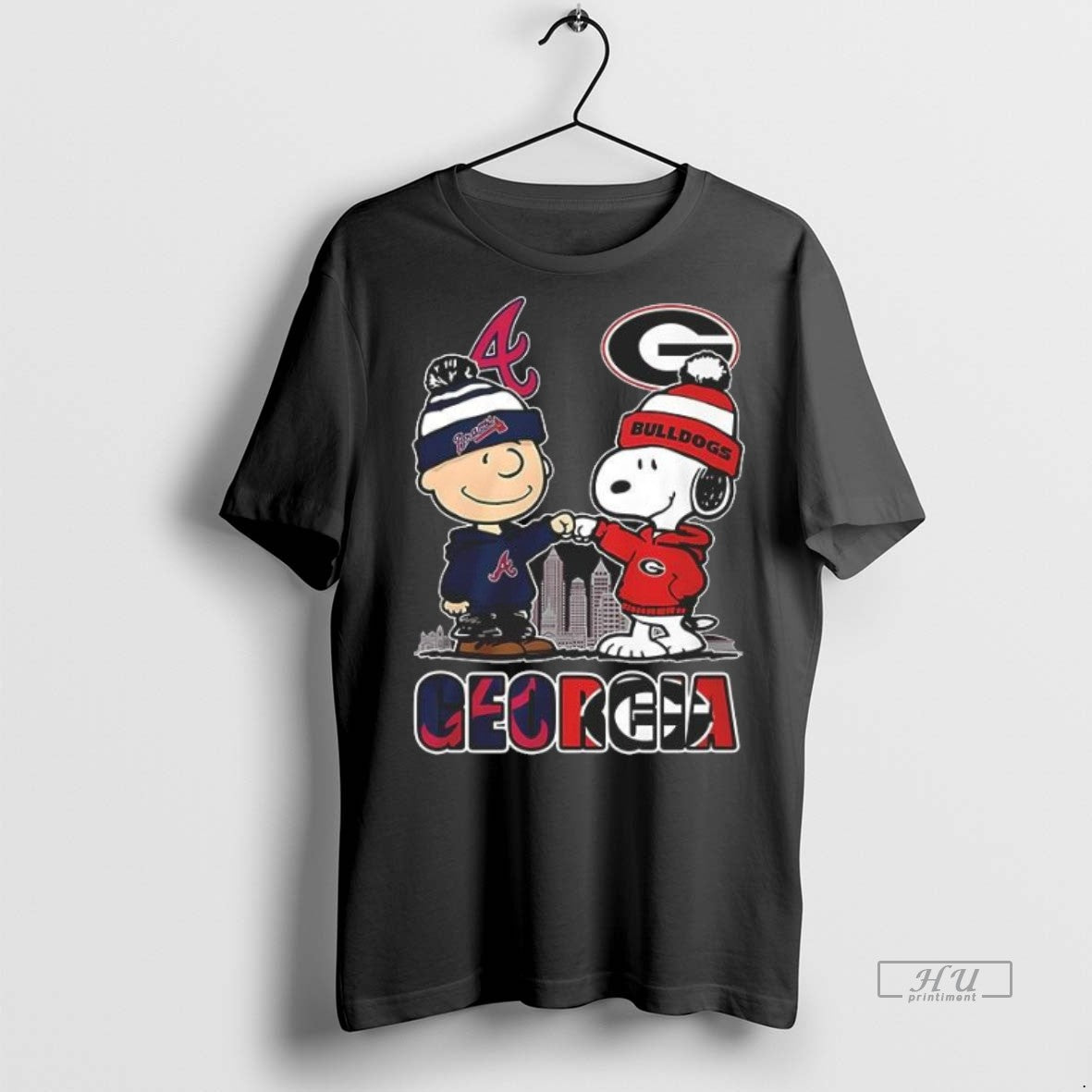 Officials Atlanta Braves Georgia Bulldogs Merry Peanuts Christmas 2025 Tee Shirt Sweater