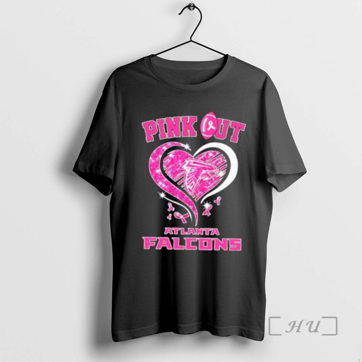 Officials Atlanta Falcons Football X Pink Out Hearts