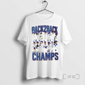 Officials Awesome Los Angeles Dodgers Back 2 Back Mini Champs Premium T Shirt Sweater