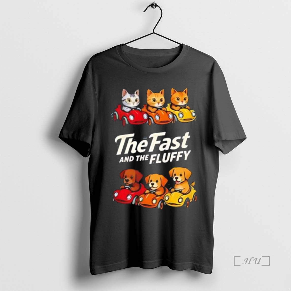 Officials Awesome The Fast And The Fluffy Cartoon Black