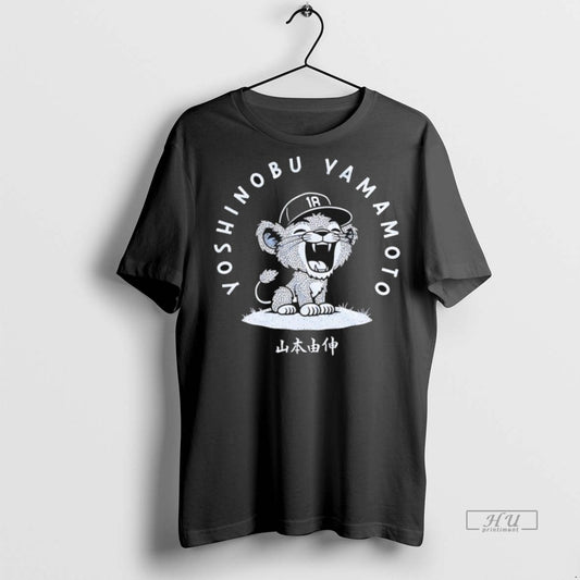 Officials Baby Lion Yoshinobu Yamamoto Los Angeles Dodgers Premium Tee Shirt Sweater