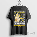Officials Back 2 Back 2 Back 2 Back Paul Bunyan Trophy Champions Michigan Wolverines