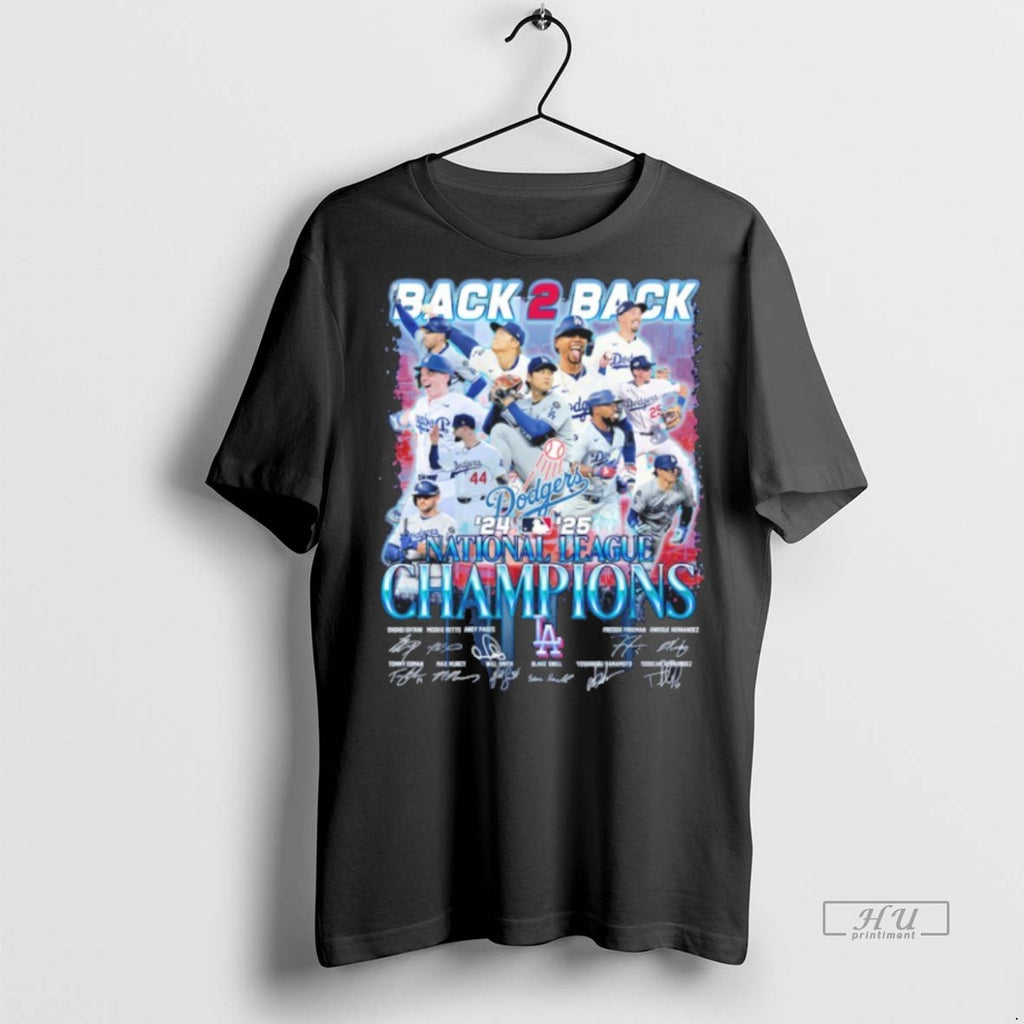 Officials Back 2 Back 2024 2025 National League Champions Signature Tee Shirt Sweater
