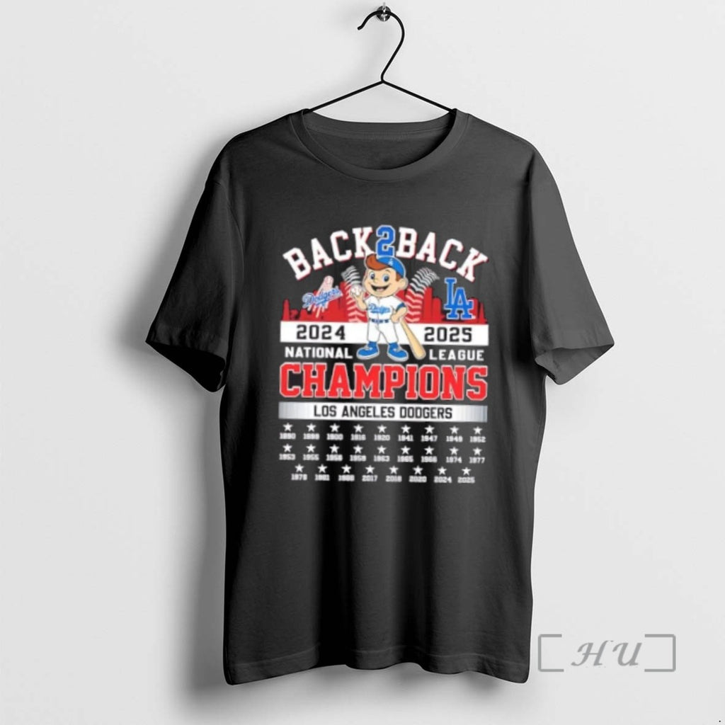 Officials Back 2 Back 2024 25 National League Champions Los Angeles Dodgers All Times