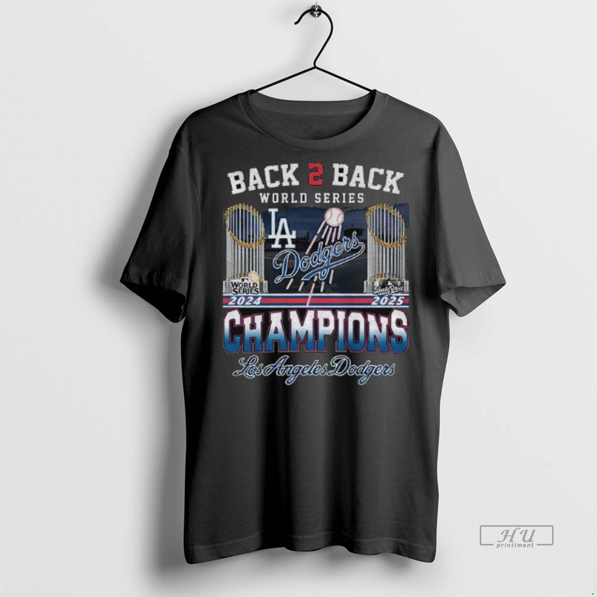 Officials Back 2 Back World Series Champions 2024 2025 Los Angeles Dodgers Mlb Baseball Premium
