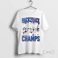 Officials Back 2 Back All Team La Dodgers Champs Premium T Shirt Sweater