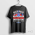 Officials Back To Back 2025 World Champions La Dodgers Premium T Shirt Sweater