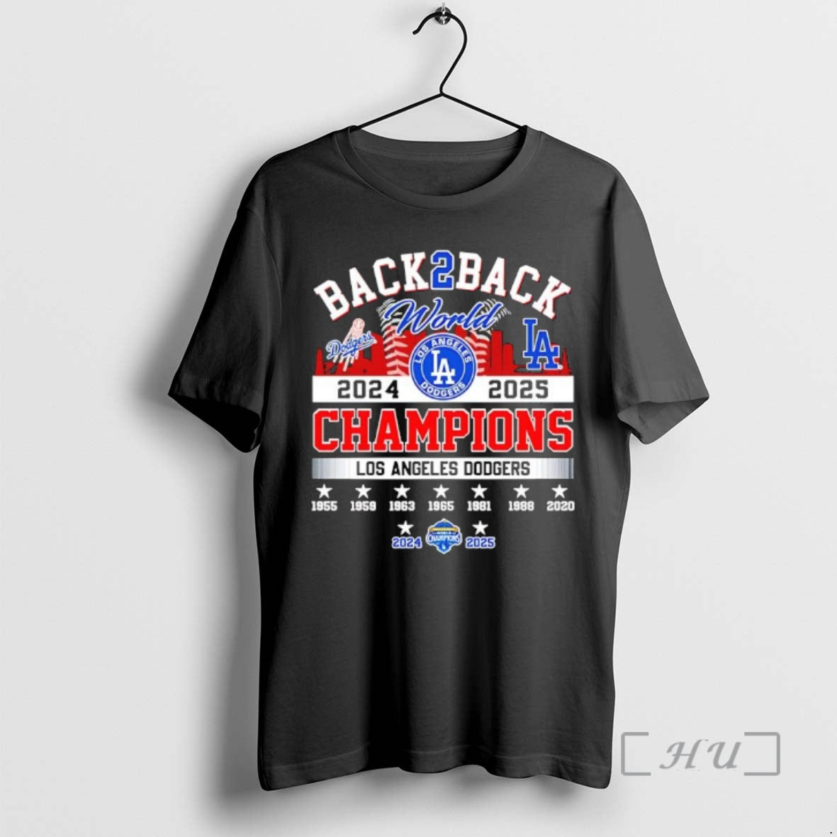 Officials Back To Back 2025 World Champions La Dodgers Premium T Shirt Sweater