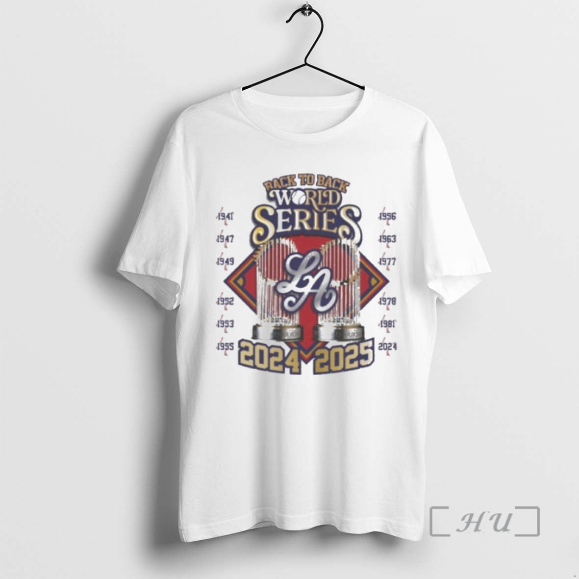 Officials Back To Back World Series 2024 2025 Cup Premium T Shirt Sweater