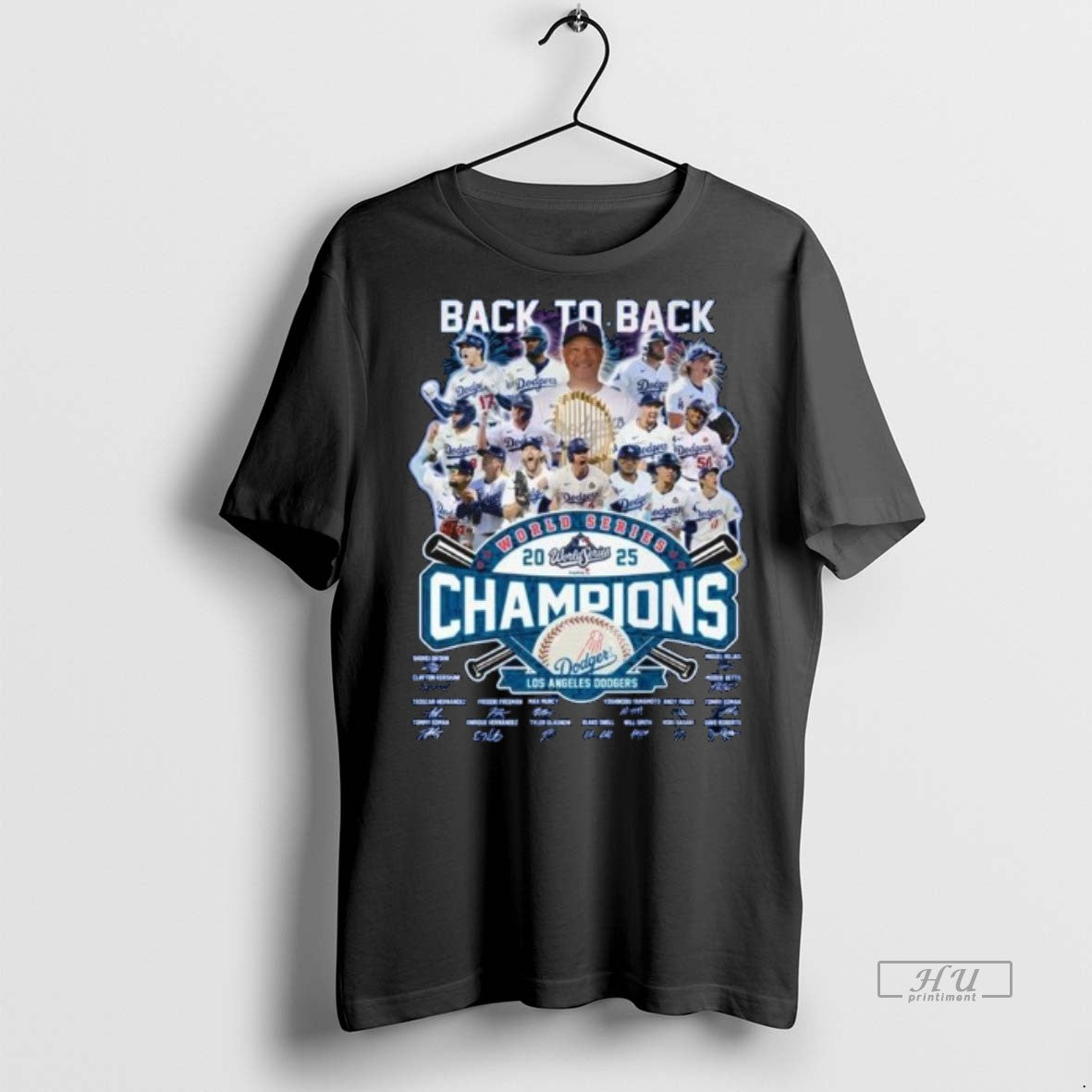 Officials Back To Back World Series 2025 Champions Los Angeles Dodgers Players Signatures Fireworks Long