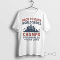 Officials Back To Back World Series Champs Los Angeles Dodgers Vs Toronto Blue Jays Premium