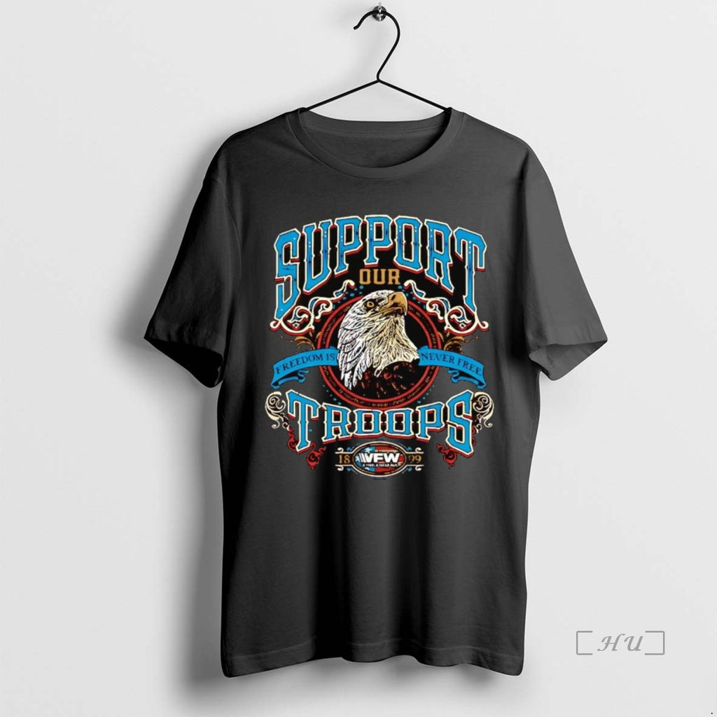 Officials Bald Eagle Support Our Troops Freedom Is Never Free Premium T Shirt Sweater
