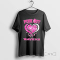 Officials Baltimore Ravens Football X Pink Out Hearts