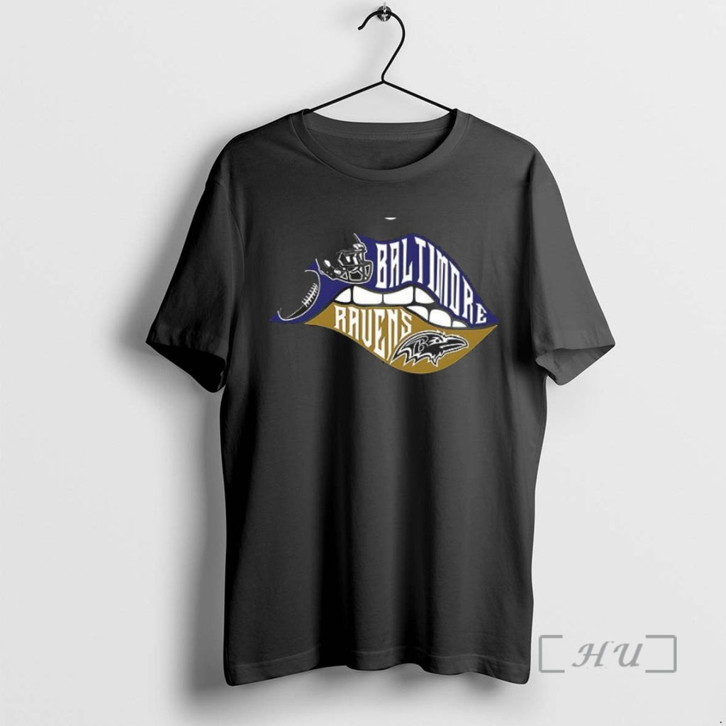 Officials Baltimore Ravens Dripping Biting Lips T Shirt Sweater