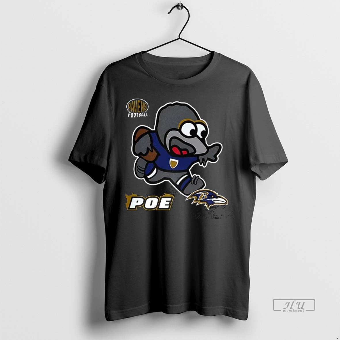 Officials Baltimore Ravens Football Poe Infant Mascot Premium Tee Shirt Sweater