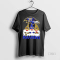 Officials Baltimore Ravens X Gnomes Xmas Christmas Premium Tee Shirt Sweater