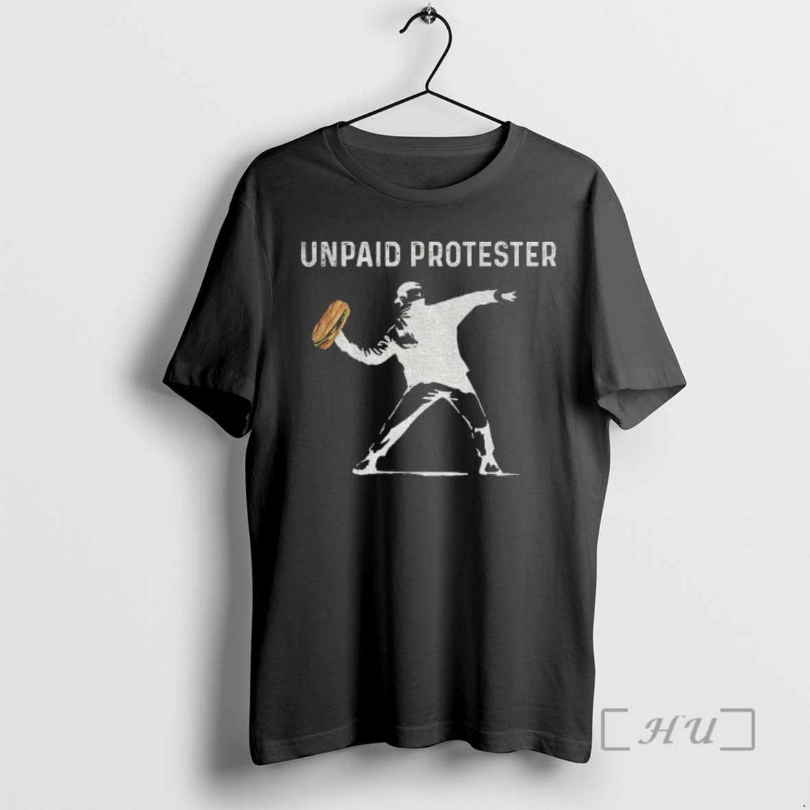 Officials Banksy Inspired Protest Dc Sandwich Thrower Unpaid Protester