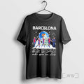 Officials Barcelona Hansi Flick And Players Abbey Road Mes Que Un Club Tee Shirt Sweater