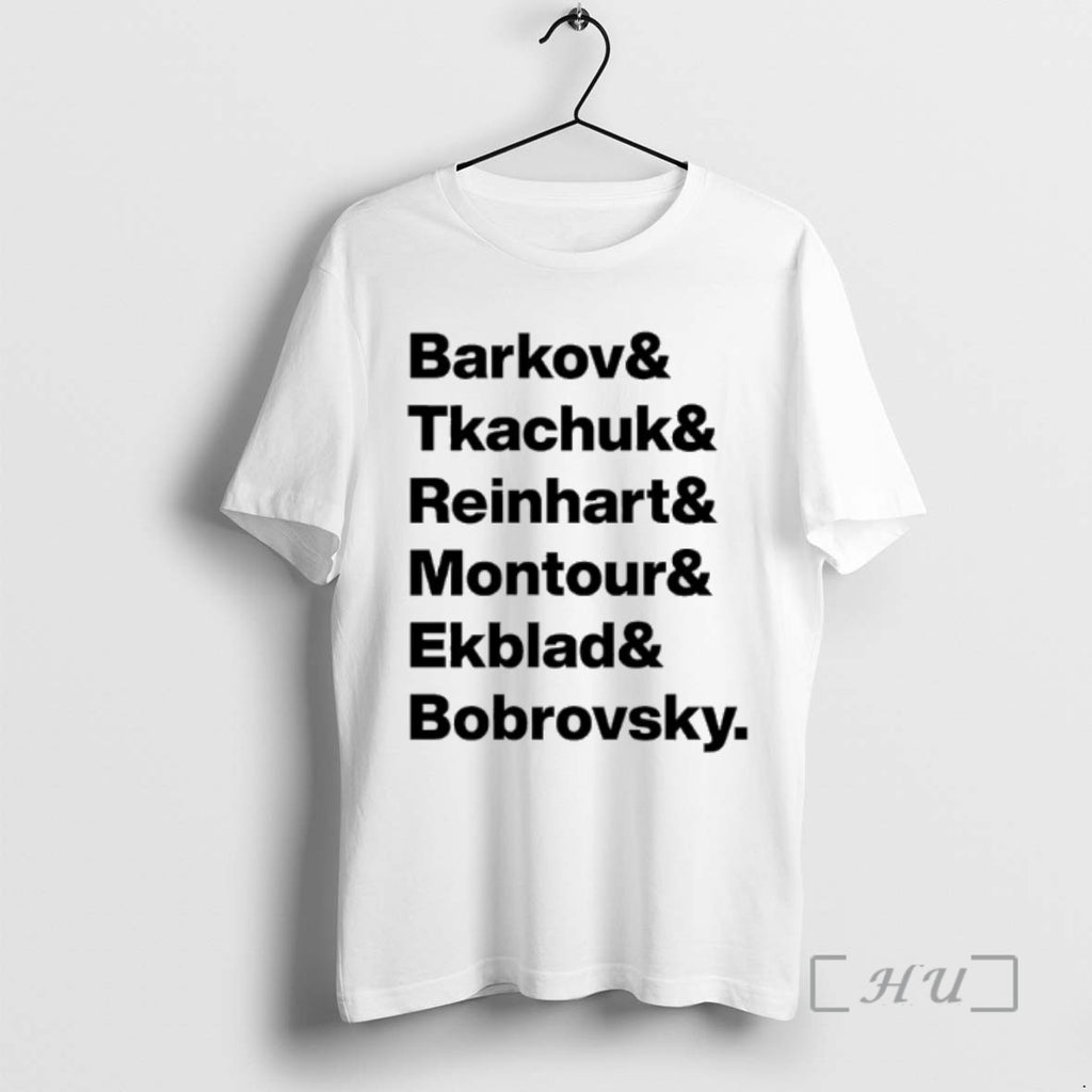 Officials Barkov Tkachuk Reinhart Montour Ekblad Bobrovsky Tee Shirt Sweater