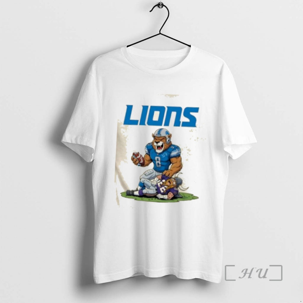 Officials Battle Mascots Detroit Lions Beat Minnesota Vikings