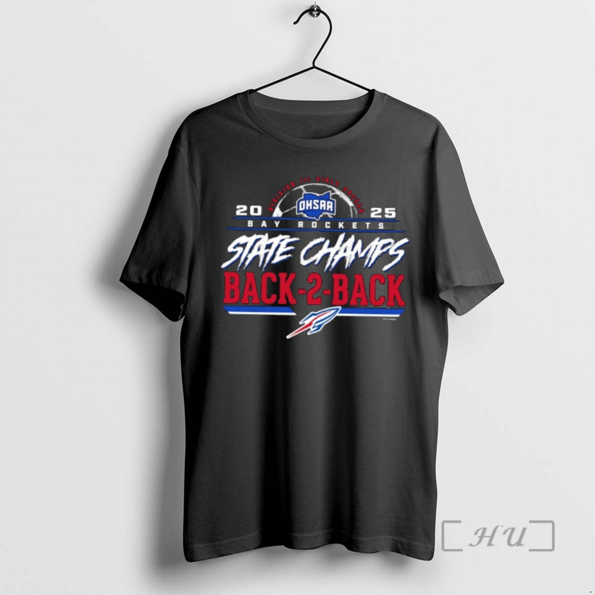 Officials Bay Rockets 2025 Ohsaa Girls Soccer Division 3 Back 2 Back State Champions Premium