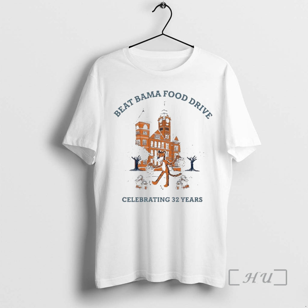 Officials Beat Bama Food Drive Celebrating 32 Year 2025 T Shirt Sweater