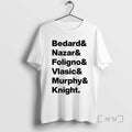 Officials Bedard Nazar Foligno Vlasic Murphy Knight Tee Shirt Sweater