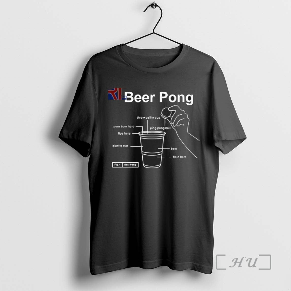 Officials Beer Pong Throw Ball In Cup
