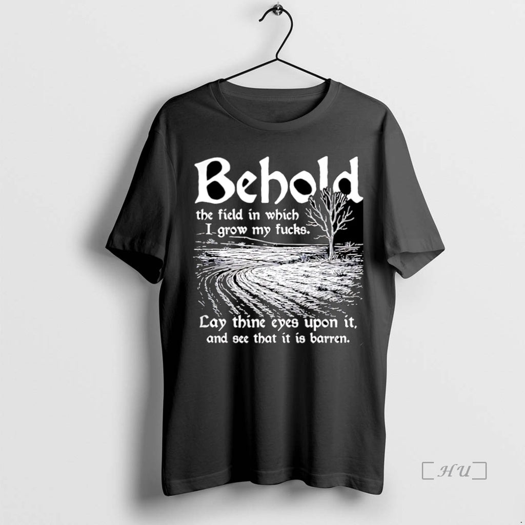 Officials Behold The Field In Which I Grow My Fucks Christmas Premium T Shirt Sweater