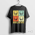 Officials Believe Ufo Style With Alien Faces Premium T Shirt Sweater
