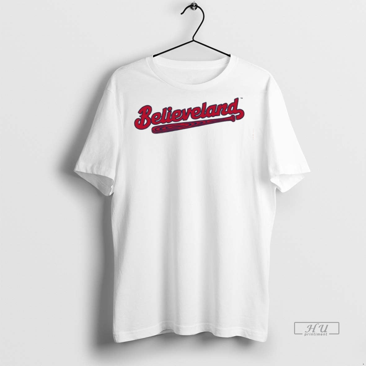 Officials Believeland Baseball Script Tee Shirt Sweater