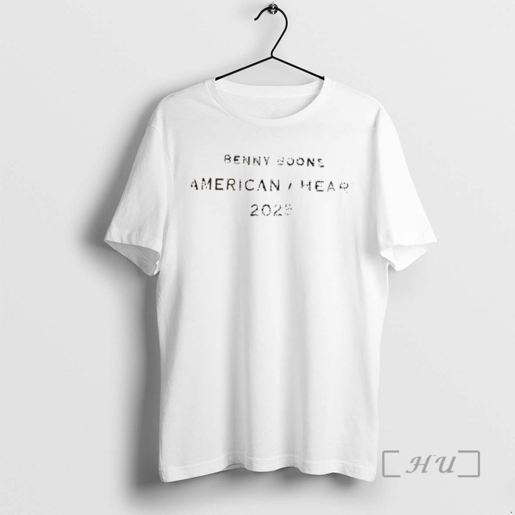 Officials Benson Boone Merch American Heart 2025 Distressed Tee Shirt Sweater