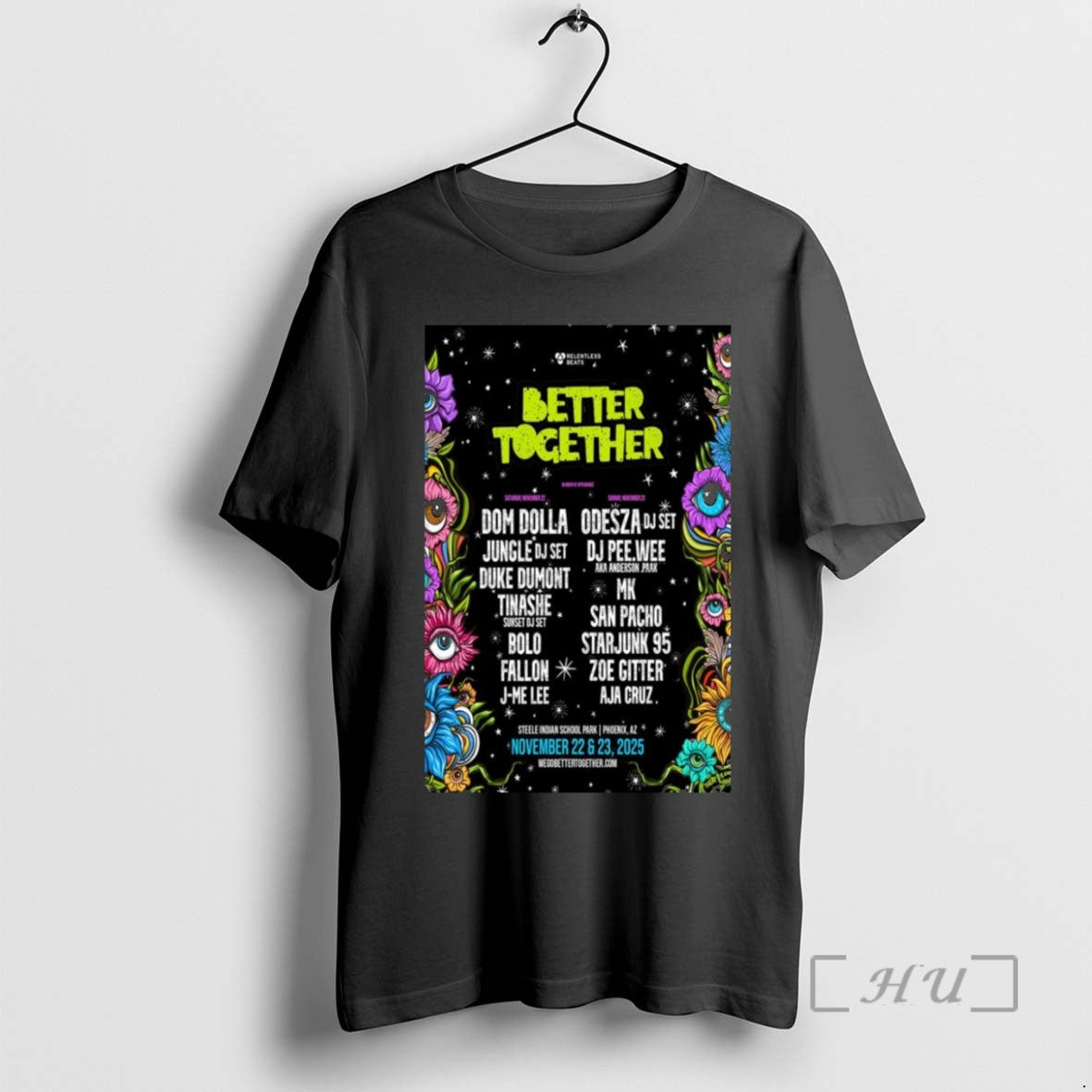 Officials Better Together Phoenix Az November 22 23 2025 Concert T Shirt Sweater