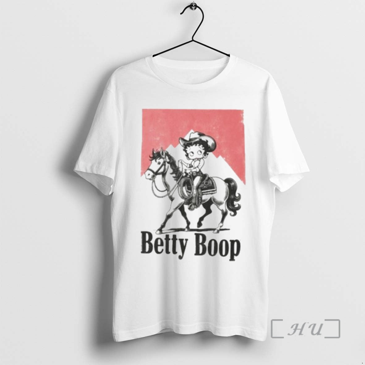 Officials Betty Boop Riding Horse Retro Ornaments T Shirt Sweater
