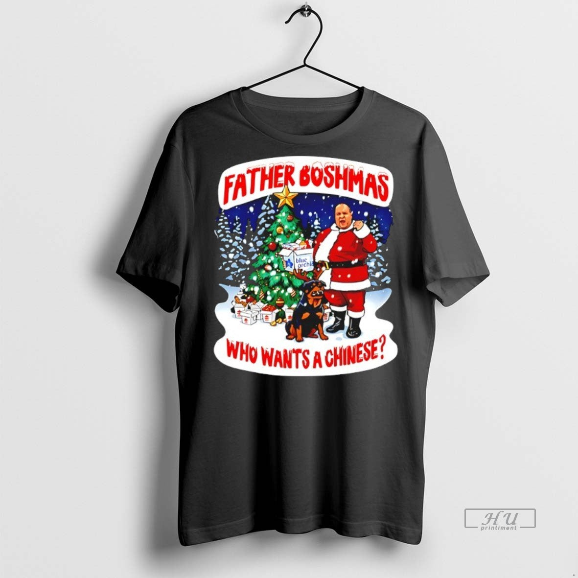 Officials Big John Father Boshmas Who Wants A Chinese Christmas Jumper Premium Tee Shirt Sweater
