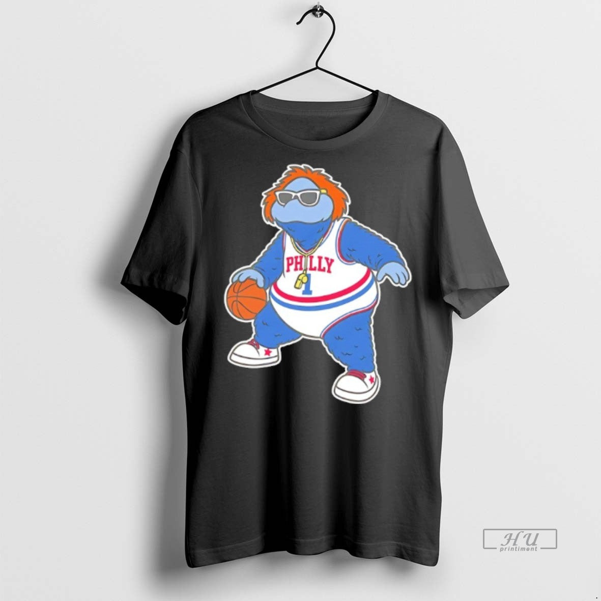 Officials Big Shot Former Mascot For The Philadelphia 76ers Premium Tee Shirt Sweater