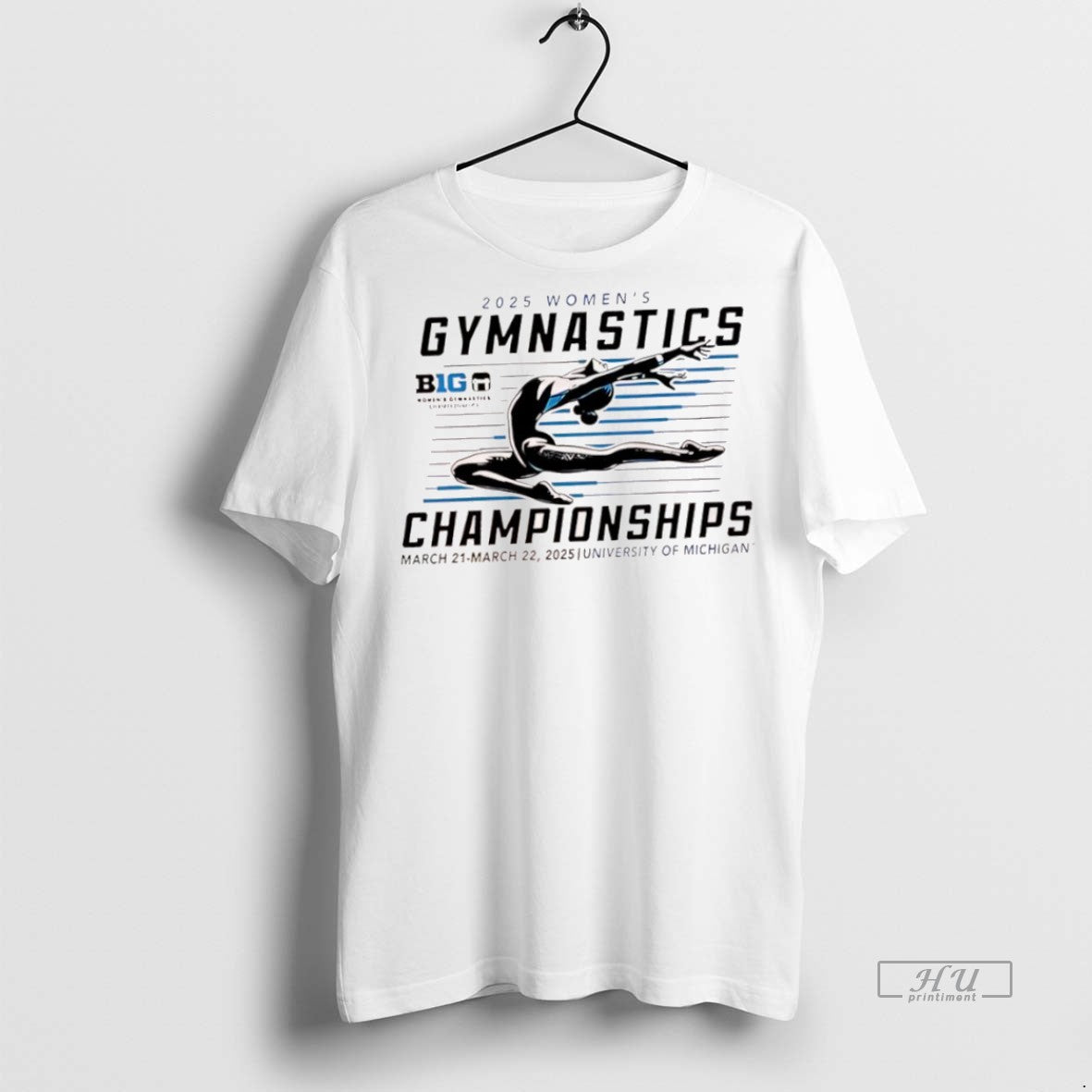 Officials Big Ten 2025 Womens Gymnastics Championships Logo Tee Shirt Sweater