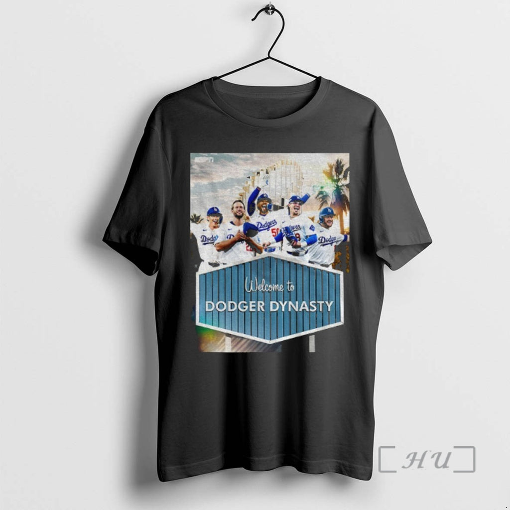 Officials Big Five Los Angeles Dodgers Mlb Baseball Welcome To Dodgers Dynasty World Series Premium