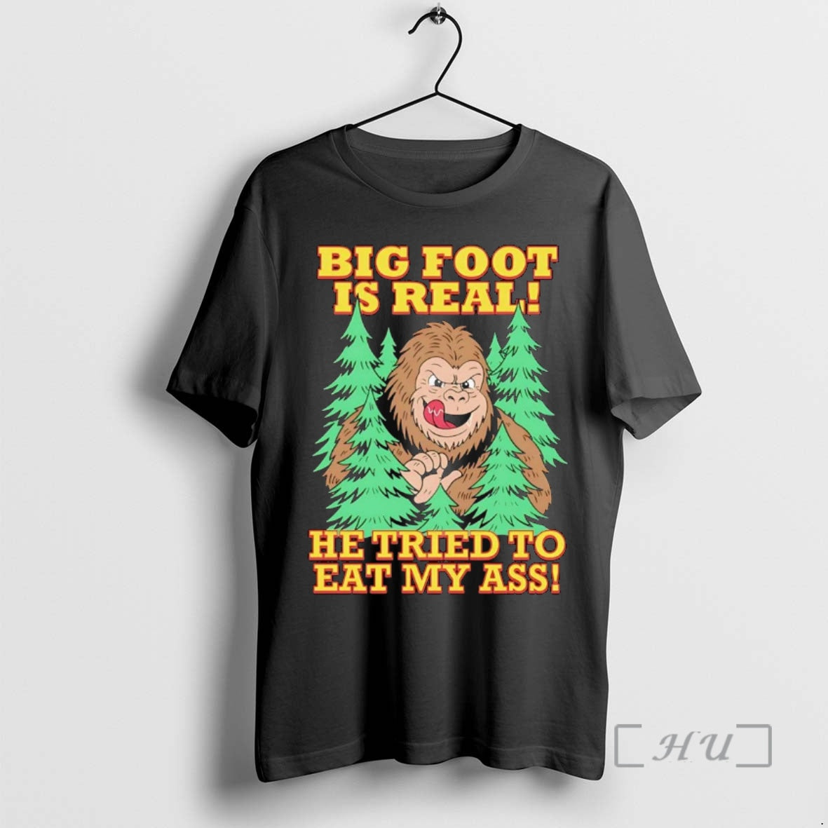 Officials Big Foot Is Real He Tried To Eat My Ass Premium T Shirts Sweater
