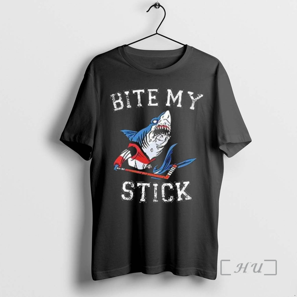 Officials Bite My Stick Snack Hockey T Shirt Sweater