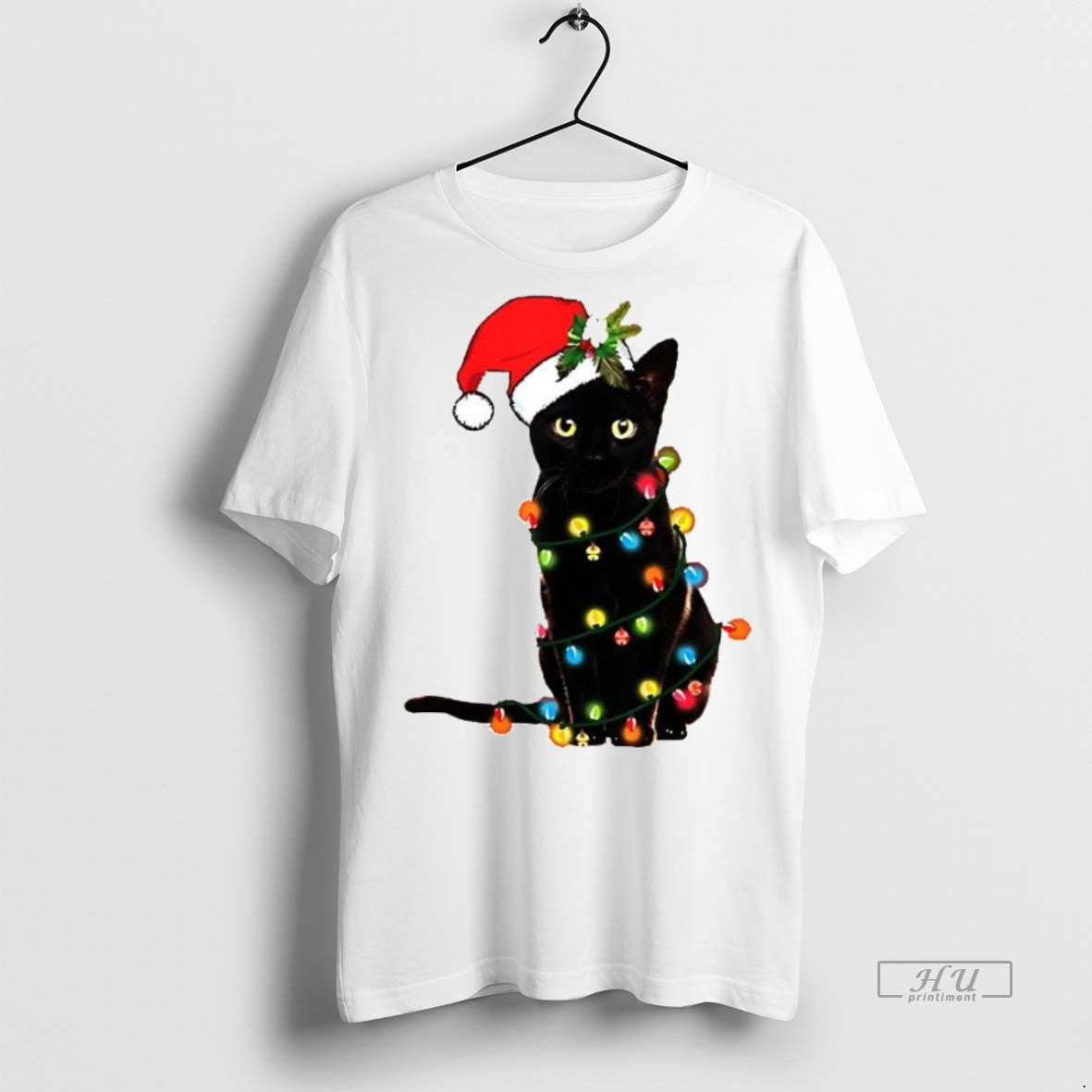 Officials Black Cat Lightning Christmas Tee Shirt Sweater